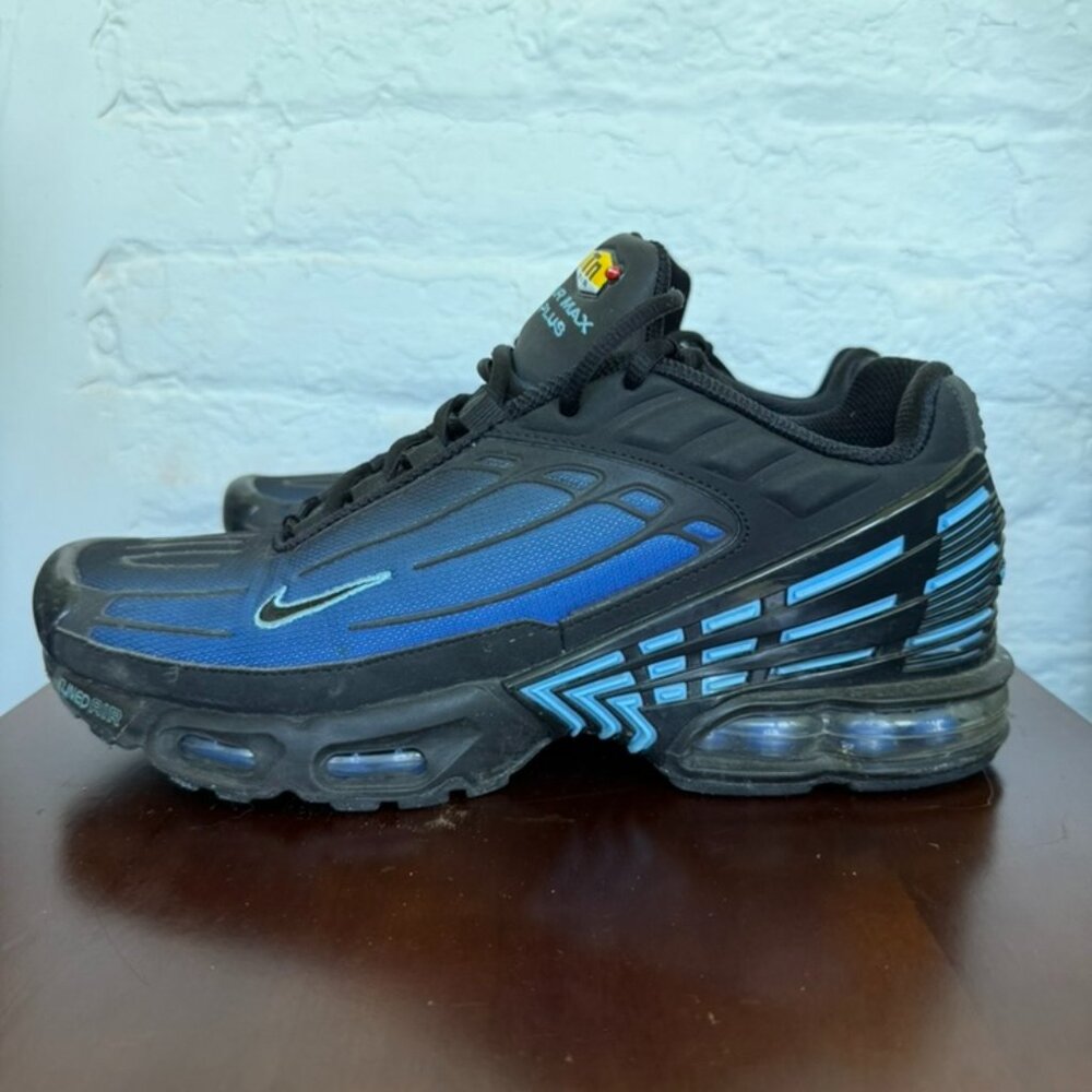 Black and Blue Nike Air Max Plus